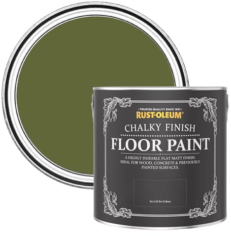 Rust-Oleum grün strapazierfähige, kratzfeste Bodenfarbe für Holz und Beton - Jasper 2,5 Litres