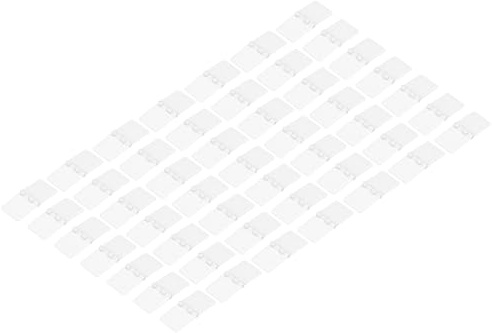 sourcing map Lot de 50 charnières réglables en plastique pour modèles d'avion télécommandés 2,3 x 1,3 cm