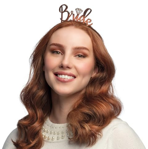 Boland - Braut Diadem | Haarschmuck und Haarreif für Karneval, Festival und Mottoparty