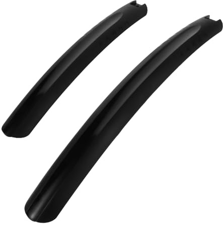 EXHUMKY Universal Bicycle Mudguard Set Front and Rear Splash Guard Adjustable Quick Release Plastic Mud Guard for 26-28 Inch Road and Fixed Gear Bikes Cycling Accessories