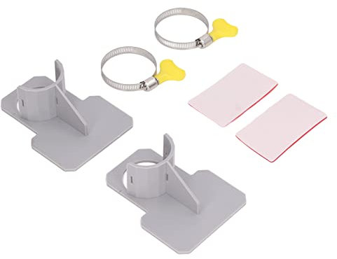 Rohrhalter, Schwimmbadzubehör, Poolschlauch-Halterungen mit Klebeband, Kabelbinder, Schwimmbadschlauch-Halterung, Passend für Schwimmbad