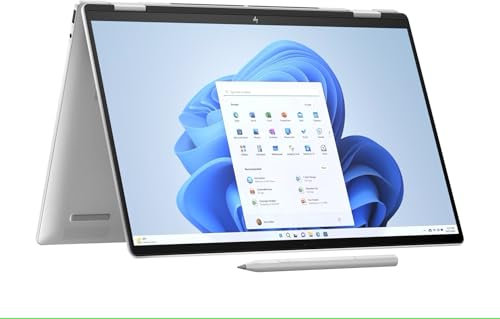 HP Envy x360 16 2in1 Laptop with Pen | Intel Core Ultra 5-125U | 16 GB RAM | 1 TB SSD | 3K (2880 x 1800) OLED Touchscreen Display | Windows 11 Home | Glacier Silver | 16-ac0011na
