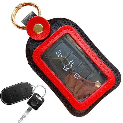 Générique Pochette Pour Clés De Voiture - Étui Pour Clés De Voiture | Sac Porte-trousseau De Véhicule | Pochette De Protection | Coque Avec Crochet Télécommande Étui | Housse Porte-télécommande
