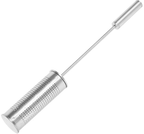 NUOBESTY Colador de Té de Hojas Sueltas Acero Inoxidable Infusor de Té de Cocina Tubo Filtro Reutilizable para Infusión Práctico Colador Metálico para Hogar