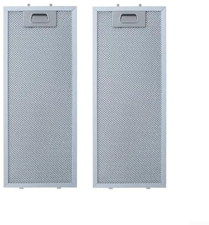 Filtro de campana de ventilación de aluminio de 5 capas para extractor de cocina Orbegozo, filtro de trampa de grasa de malla de aluminio de 204 x 490 mm, repuesto de escape de cocina, ventilación de