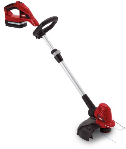 Toro 51484 Cordless 12-Inch 20-Volt Lithium-Ion Electric Trimmer/Edger,Red/Silver