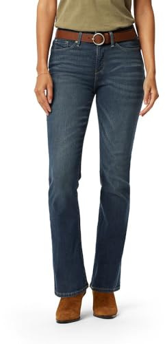 Levi Strauss Signature Gold Women's Totally Shaping Bootcut Jeans Mid-Rise Stretch Denim (Available in Plus Size), Blue Laguna-Waterless, 10 Short
