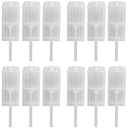 Yintiod Pack of 50 Cake Pop Containers, Clear Push Pops with Lid and Shooter