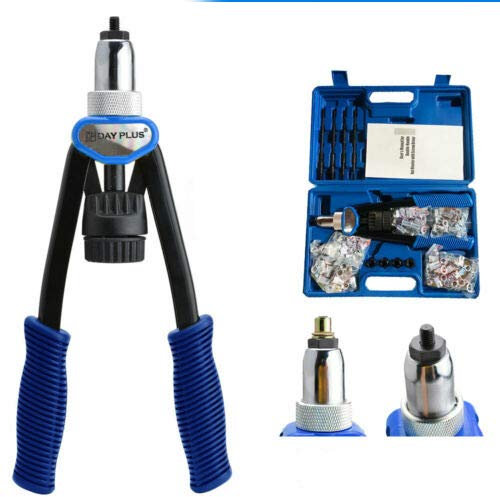 PowerTools Set de pinces à riveter M5-M12 - Pince à riveter professionnelle - Pince à riveter - Pince à riveter - Pince à riveter - 150 écrous à riveter
