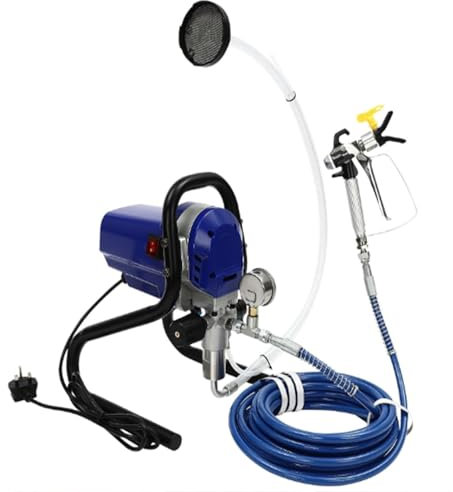 Pulverizador Sin Aire, Kit De Pulverizador Profesional De Pintura Para Paredes De 750 W, Equipo De PulverizacióN A PresióN De PulverizacióN Ajustable, Disponible Para Interiores Y Exteriores