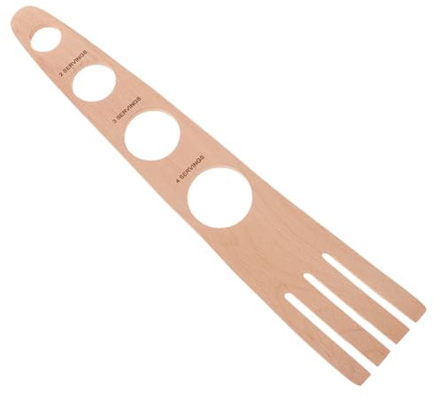 Mipcase Spaghetti Messgerät aus Holz Nudel Messwerkzeug für 4 Portionen Präziser Pasta Messer für Küchenutensilien Einfach zu Bedienen und zur Portionskontrolle