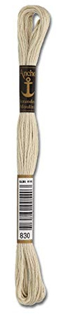 Anchor Sticktwist 1x Farbe 830 - kies