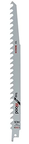 Bosch Accessories Professional 25 Stück Säbelsägeblatt S 1542 K Top for Wood (für Holz, 240 x 19 x 1,5 mm, Zubehör Säbelsäge)