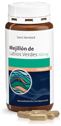 Mejillón de Labio Verde 500mg – 150 Cápsulas de Nueva Zelanda – Complemento para Articulaciones, Flexibilidad y Bienestar | Rico en Vitaminas y Minerales | Del Extracto Concentrado de Mejillónes Verde