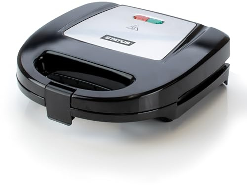 STATUS Phoenix 2 Slice Sandwich Toaster | Non-Stick Sandwich Maker | 750W Stainless Steel/Black | PHOENIXST1PKB4