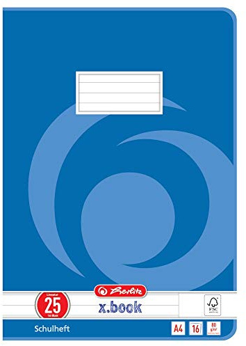 Herlitz Schulheft 16 Blatt (Lineatur 25 | 20er Pack)