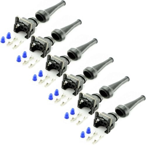 Overdrive-Racing 6x Reparatur Ersatz Stecker Einspritzdüse Einspritzventil Tülle Passend Für Bosch EV1 037906240 1287013003