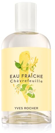 Yves Rocher Agua Fresca Madreselva EAU FRAICHE - Fragancia Ligera y Refrescante - Notas Florales y Verdes - Regalos Elegantes para Mujeres - 100ml - Idea de Regalo