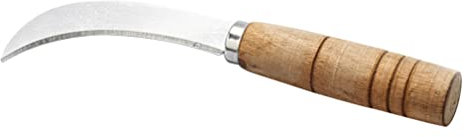 Ward Gartenbedarf Staudensichel Pinsel Banana Bananenschneider Bananenmesser Ananasschneider Holzgriff Banana Ananas für Restaurant Home Zahnckel