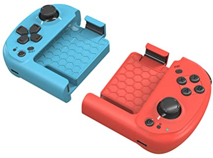 Manette de Jeu Portable de Séparation Gauche et Droite Sans Fil Bluetooth Compatible Manet(Blue red) te de Jeu pour Android Smartphone PC TV MOCUTE-061