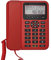 telephone Fixed Desk Phone - Portable Desktop DTMF/FSK Corded Real Time Phone - No Battery Fixed Telephone - Silent Do Not Disturb Design - Big Button Phone home phone (Color : A),Telephones