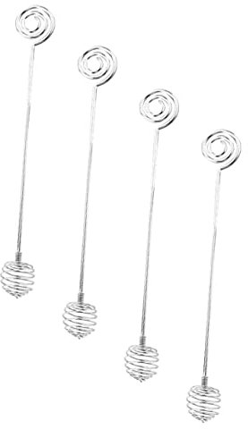 Cabilock 4pièces Cuillères à Miel Acier Inoxydable Bâtonnets De pour Miel Et Confiture Ustensiles De Cuisine Réutilisables Et Faciles à Nettoyer