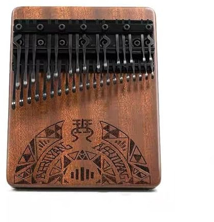 Kalimba Daumenklavier 36 Tasten, Fingerklavier Doppellagiges Klavierlayout 36 Zinken Professionelles Kalimba Daumenklavier Massives Mahagoni Kalimba Instrument (2)