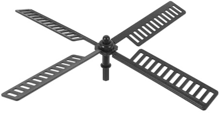 Alipis Wetterfeste Windmühlenflügel 8.27 Zoll Kunststoff Windmühlenteile Für Garten Windräder Außenbereich Solar Windmühlenzubehör Mit Drehbaren Blättern Für Gartendekoration
