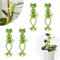 Juego de 4 Soportes para Plantas en Forma de Rana, Clips para Plantas Trepadoras y Suculentas, Soporte Decorativo para Macetas, Accesorio de Jardinería para Interior y Exterior