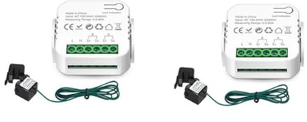 Suoumwa Tuya WiFi 80A Smart Meter Digitaler Energiezähler Aktueller Transformator Solar PV Stromerzeugung Verbrauchsüberwachung