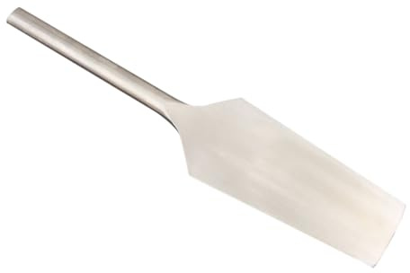 Kisangel Cazzuola Piatta Per Mattoni in Acciaio Inossidabile, Utensile Manuale Per Muratura, Bordatore Per Cemento Impugnatura Ergonomica Per Lavori Pesanti e Stesura Di Intonaco e Gesso