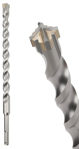 MOXPIFY 18mm Masonry Drill Bit 310mm Long, Hammer SDS Drill Bit for Reinforced Concrete, Brick Walls, SDS Plus Shank (18mm x 310mm)
