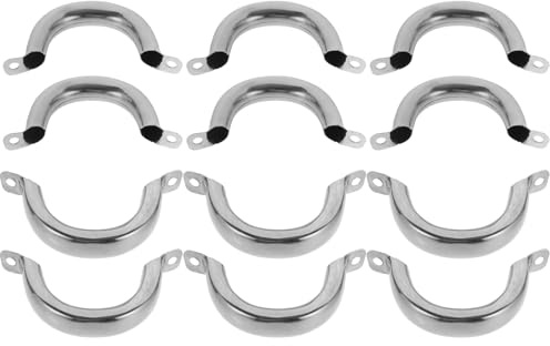 BESPORTBLE 12 piezas Mangos para Ollas de Acero Inoxidable Reemplazables Asas Laterales Ergonómicas y Resistentes para Baterías de Cocina Compatibles con Sartenes y Ollas Agarre