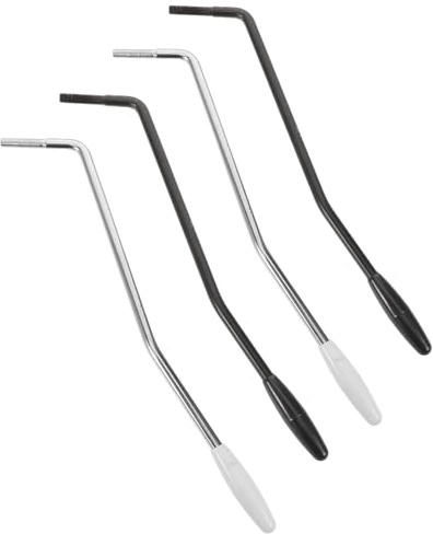 Mikikit Braccio per Chitarra Elettrica 5 MM Filettato in Metallo Set 4 Pezzi Leva Tremolo Sostitutiva per Meccanismo Tremolo Accessori per Performance Musicali e Uso a lungo Termine