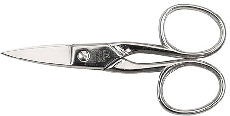nippes Solingen professionelle Nagelschere Pediküre | Vernickelt | 9 cm | Schere mit gebogenen Halmen aus gehärtetem Stahl | Ergänzung für jedes Pediküre-Set | Qualität aus Solingen | Für Fußnägel und dicke Nägel, kompakt, handlich, professionelle Verarbeitung, ergonomischer Griff, langlebig