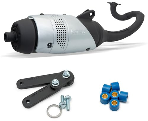 Impianto di scarico LeoVince Touring per MBK Nitro 100, Booster 100