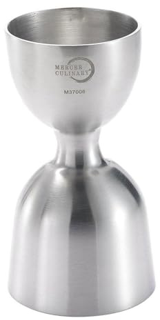 Barfly M37006 Heavy-Duty Straight Rim Bell Jigger, 1 oz x 2 oz, Stainless Steel