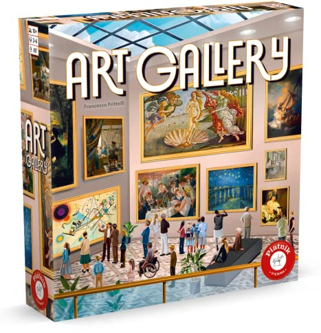 PIATNIK – Art Gallery – Jeu de Collection d’œuvre d’Art pour 2 à 6 Joueurs – Jeu de stratégie à partir de 10 Ans – Collectez Le Plus d’œuvres d’Art et gagnez la Partie – 6694
