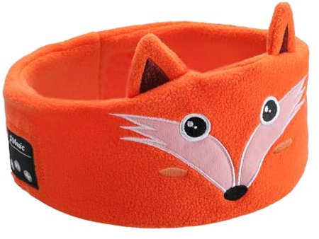 Yiiannda Kids Headphones Headband Wireless, Headband Earphones for Children Baby & Toddlers, with Thin Speakers & Super Soft Fleece Headband, Comfy Travel Accessories