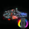Remote Control Light Kit for Lego 75389 The Dark Falcon (No Model), Led Light Set for Lego Technic The Dark Falcon Creative Toys