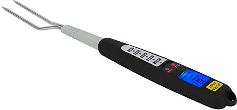 Digital Meat BBQ Thermometer Cooking Fork Read Dual Probe LED Display, Wireless Meat Thermometer, BBQ Grill Thermometer, Meat Thermometer with Alarm