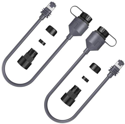 XLTTYWL Adattatore Ethernet Gen 3/Mini per Starlink - Accoppiatore di Estensione Impermeabile per Gen3 Standard SPX a RJ45, Compatibile con V3/Mini Dishy (Confezione da 2)