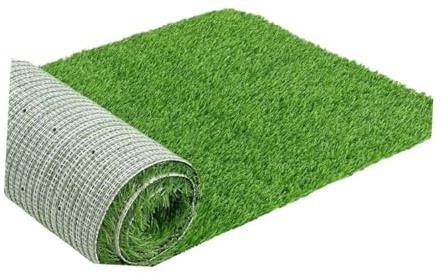 perfk Alfombra de césped Artificial para Perros, fácil de Limpiar, Multiusos, Bandeja para orinar, Inodoro para Cachorros, tapete de césped para terraza, 40cmx60cm