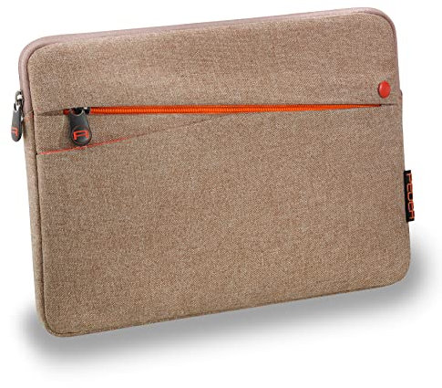PEDEA Tablet Tasche 9–11 Hülle Case für iPad Pro 11 2025 M4/M2/M1, iPad Air 11 M3/M2 2024, iPad A16, Galaxy Tab S10FE, S9, A9+, Sleeve mit Zubehörfach, beige