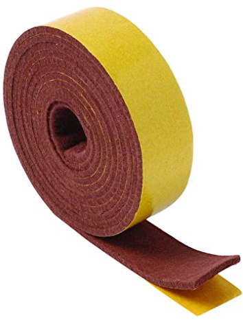 Brinox B62750M - Deslizadores Fieltro (25 mm x 2 m) Color marrón