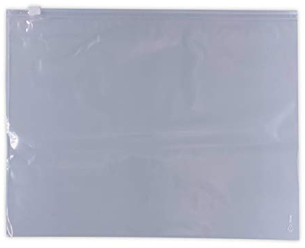 Lot de 10, Sac congélation grand sachet alimentaire a curseur 40 X 30 cm - Sachet pour congélateur - sachet fraîcheur fermeture coulissante – sachet pour conservation zip avec curseur