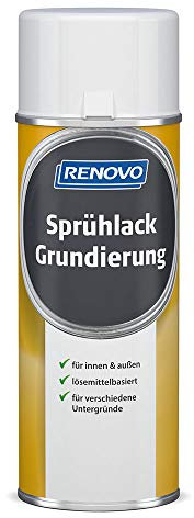 Sprühlack Grundierung Anti-Rost 400 ml Weiss Renovo