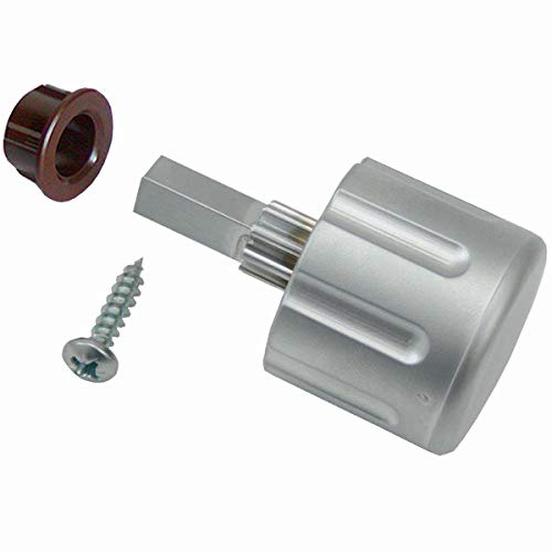 Tirador de puerta, manilla de puerta, pomo de puerta, baño, caravana, autocaravana, barco, plata, 7 x 7 x 28 mm