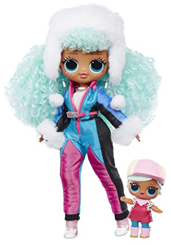 L.O.L. Surprise! OMG Winter Chill ICY Gurl Modepuppe & Brrr BB Puppe mit 25 Überraschungen