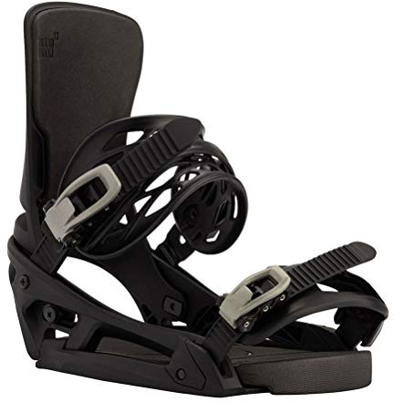 Burton Mens' Cartel EST Snowboard Bindings (Black, Large (10+))